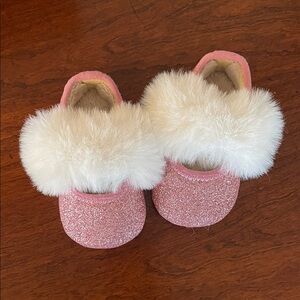 UGG Fluff Glitter Ballet Flat (Baby) - NEW without tag